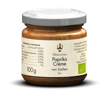 BIO Paprikacreme - Sizilien